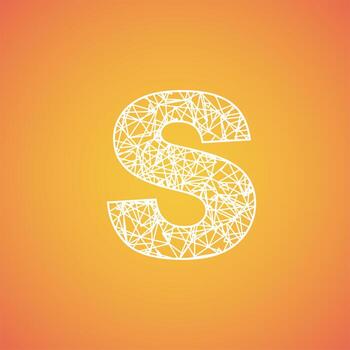Net font from a typeset, vector font