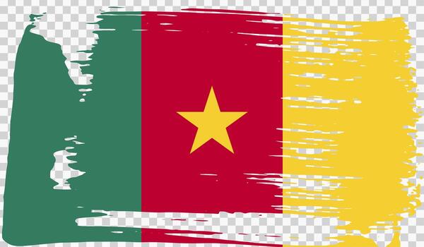 Grounge-styled flag, vector illustration