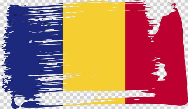 Realistic flag, vector illustration