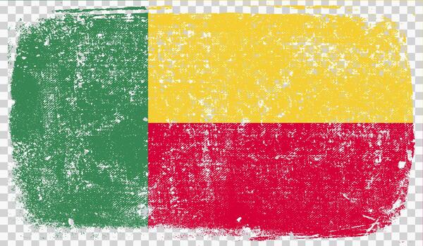 Grounge-styled flag, vector illustration