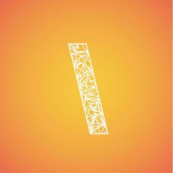 Net font from a typeset, vector font
