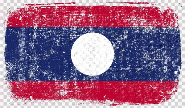 Grounge-styled flag, vector illustration