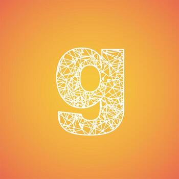 Net font from a typeset, vector font