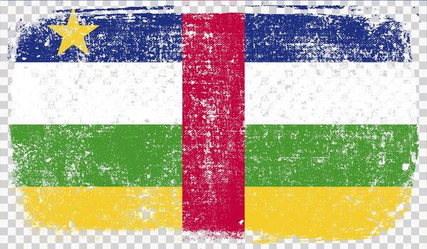 Grounge-styled flag, vector illustration