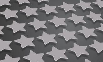 3D star rating or background, vector illustartion