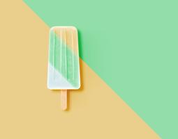 Realistic clean and pastel icecream, vector illustration