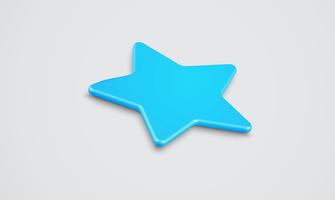 Clasificación 3D de estrellas o de fondo, ilustración vectorial vector