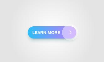 Colorful shiny and clean button for websites and online usage, vector illustration