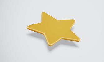 3D star rating or background, vector illustartion