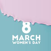 Vector background for international women's day - 8th of march