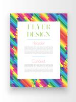 Colorful templateposter design, vector