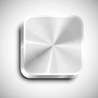 Realistic app icon, vector