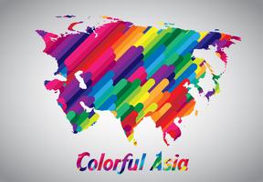 Colorful vector Asia
