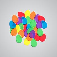 Colorful illustration for Easter, vector
