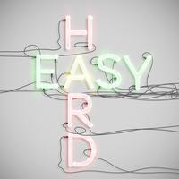 Neon electric word type, vector illustration
