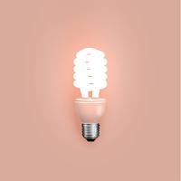 Energy saver lightbulb, vector illustration