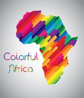 Vector colorido africa