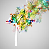 Colorful wind generator vector illsutration
