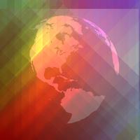 Colorful abstract world symbol