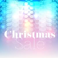 Christmas sale vector flyerbackground