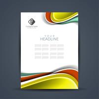 Modern business brochure design  vector