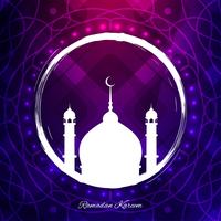 Fondo abstracto de Eid Mubarak vector