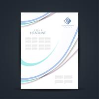 Modern business brochure design  vector