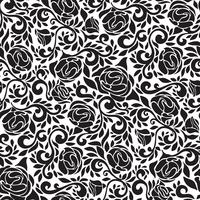 Abstract seamless lace pattern with flowers rose. vector