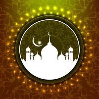 Abstract Eid Mubarak background vector