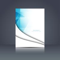 Abstract modern business brochure template vector