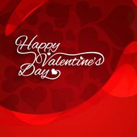 Modern Happy Valentine's day background vector