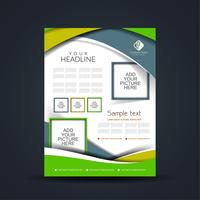 Modern business brochure design  vector