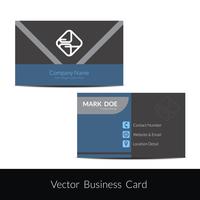 Modern visiting card template vector