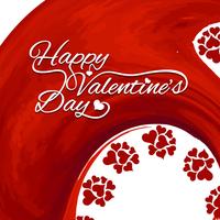 Modern Happy Valentine's day background vector