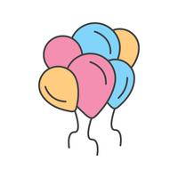 vector baloons icon