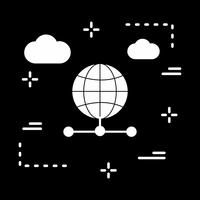 vector server global icon