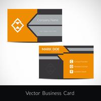 Modern visiting card template vector