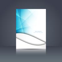 Modern business brochure template vector