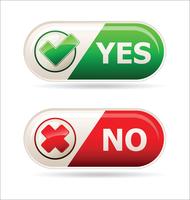 Yes and no sign vector