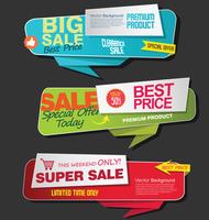 Modern badges stickers and labels collection vector