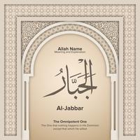 99 names of Allah with Meaning and Explanation vector