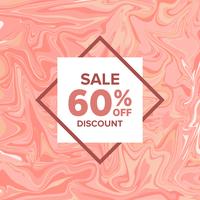 Sale Banner Marble on Background vector