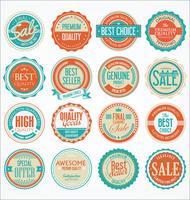 Retro vintage badges and labels collection vector