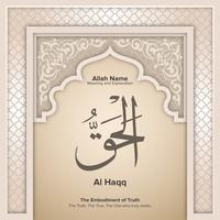 99 names of Allah with Meaning and Explanation vector