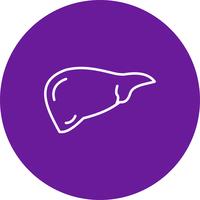 Vector liver icon