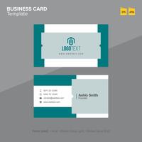 Plantilla de diseño de tarjeta profesional vector