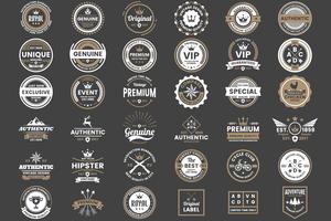 Vintage Retro Vector Logo para banner