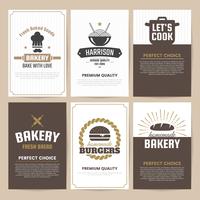 Restaurant Retro Vector Logo for banner