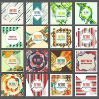 Old retro Vintage style background Design Template vector