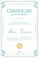 Certificate vector